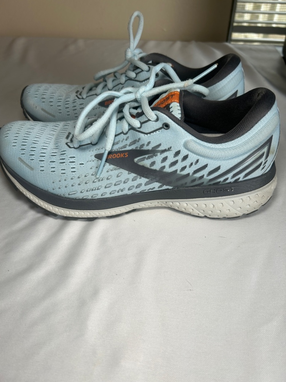 Brooks Ghost 13 Light Blue Running Athletic Shoes Size 8.5 - Picture 16 of 16